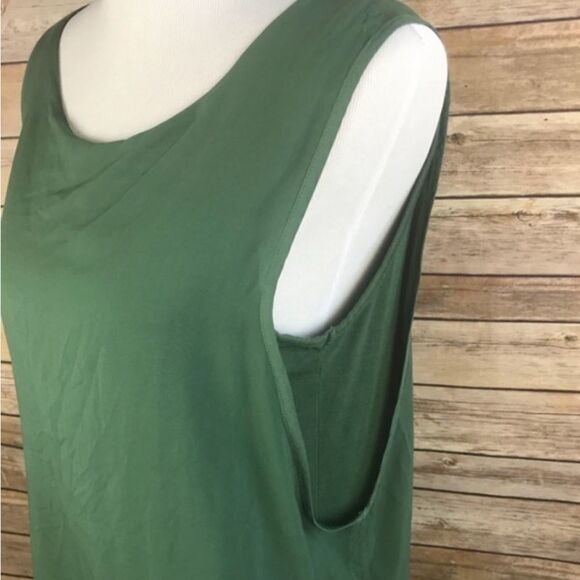 Young Fabulous & Broke Green One Shoulder Blouse - Picture 3 of 4